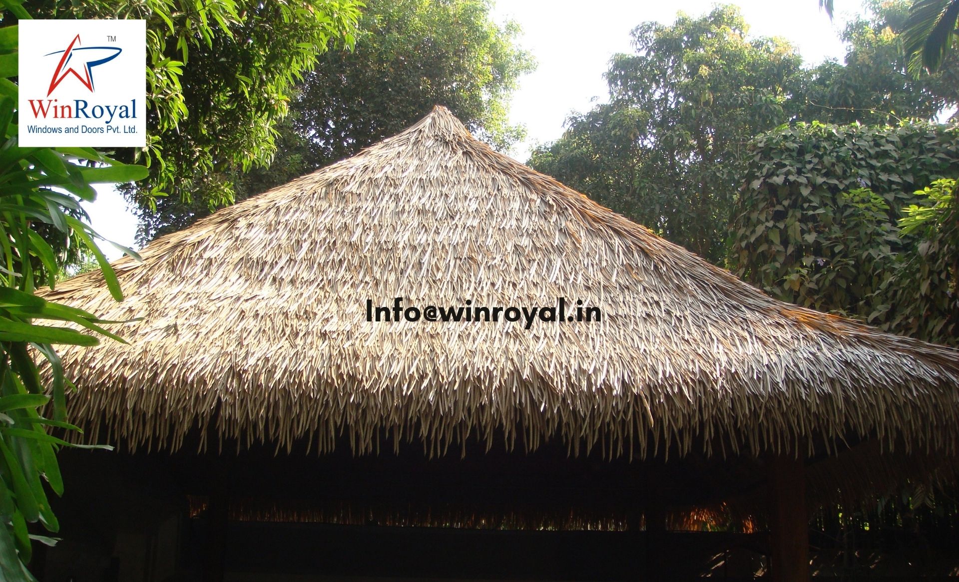 Artificial thatch roof